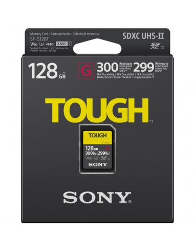 Sony SD 128GB SF-G Tough (R300MB/s* e...
