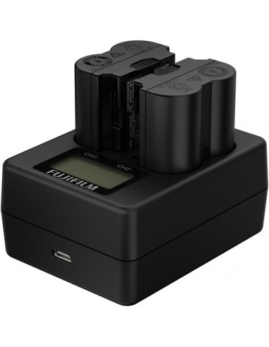 Fujifilm caricabatterie doppio... Fujifilm caricabatterie doppio...