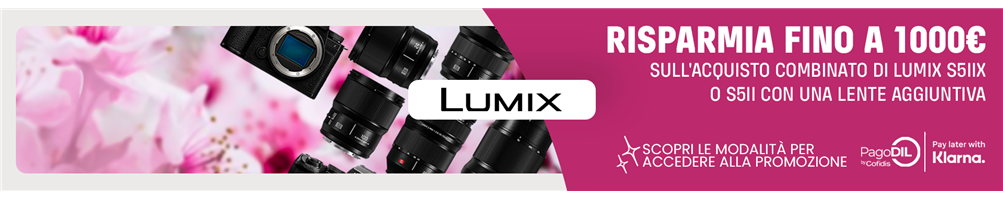 Promo bundle Lumix S5II e S5IIx con ottiche S (08/04 - 03/06) | Riflessishop.com