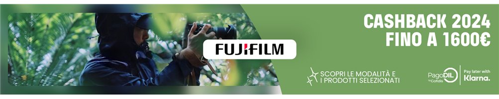 Fujifilm Cashback (01/05 - 30/06) | Riflessishop.com