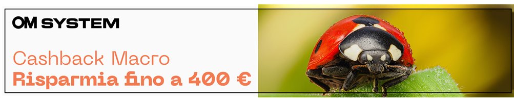 Cashback OM System (04/09 - 28/09) | Riflessishop.com