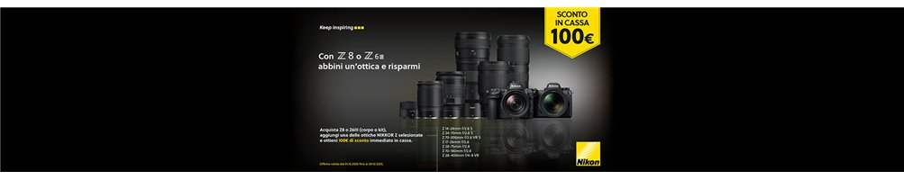 Promo Ottiche Nikon 2025 (01/10 - 29/10) | Riflessishop.com