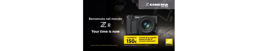 Nikon ZR Cashback Promo Lancio (01/10 - 31/10) | Riflessishop.com