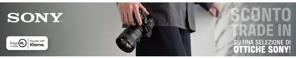 Sony sconto Trade in ottiche (01/02 - 15/03) | Riflessishop.com