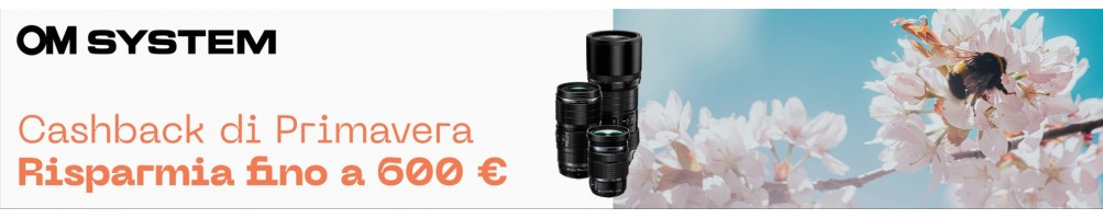 Cashback OM System (26/02 - 05/04) | Riflessishop.com
