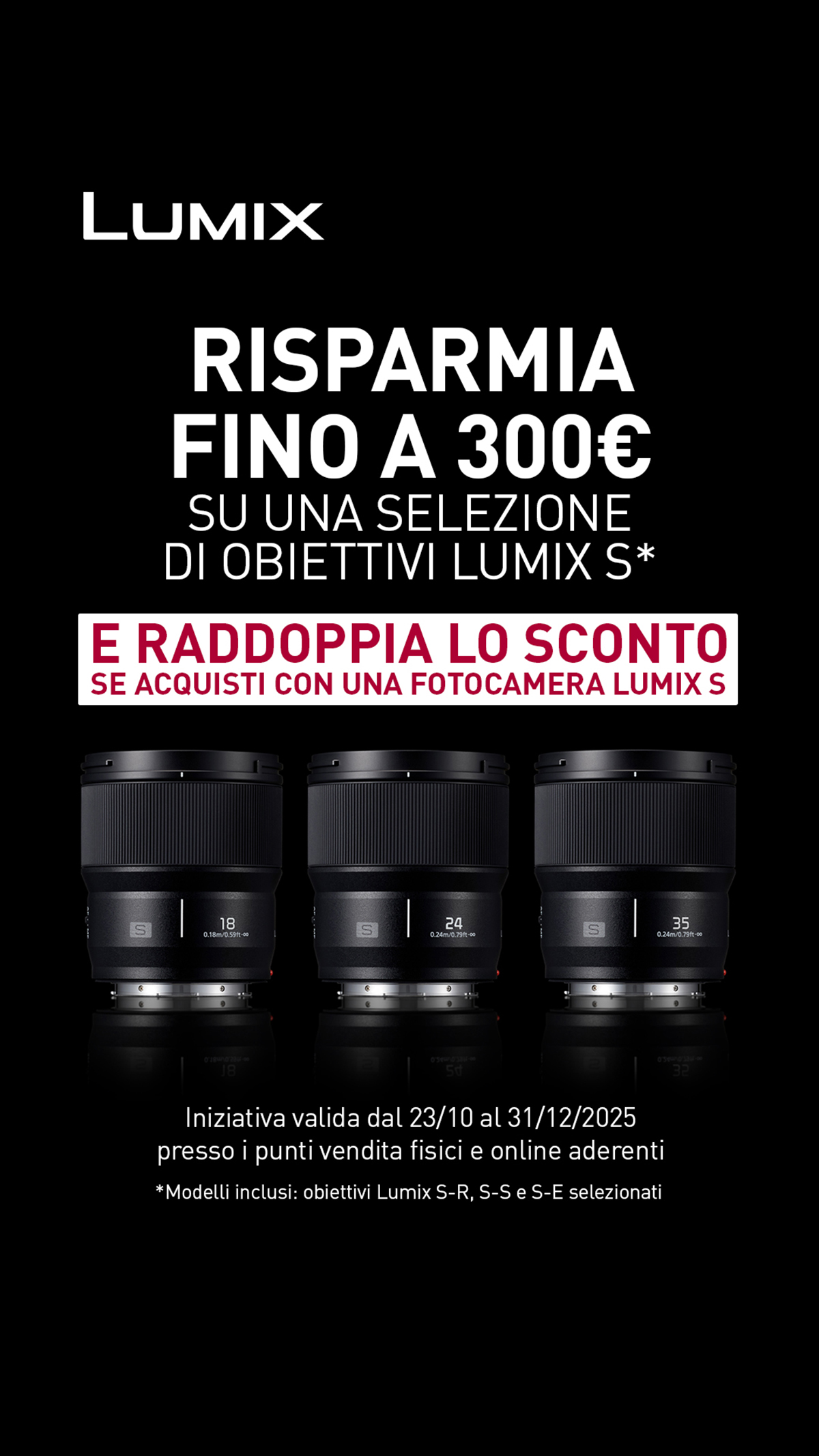 (31/12) Ottica Lumix 300 euro