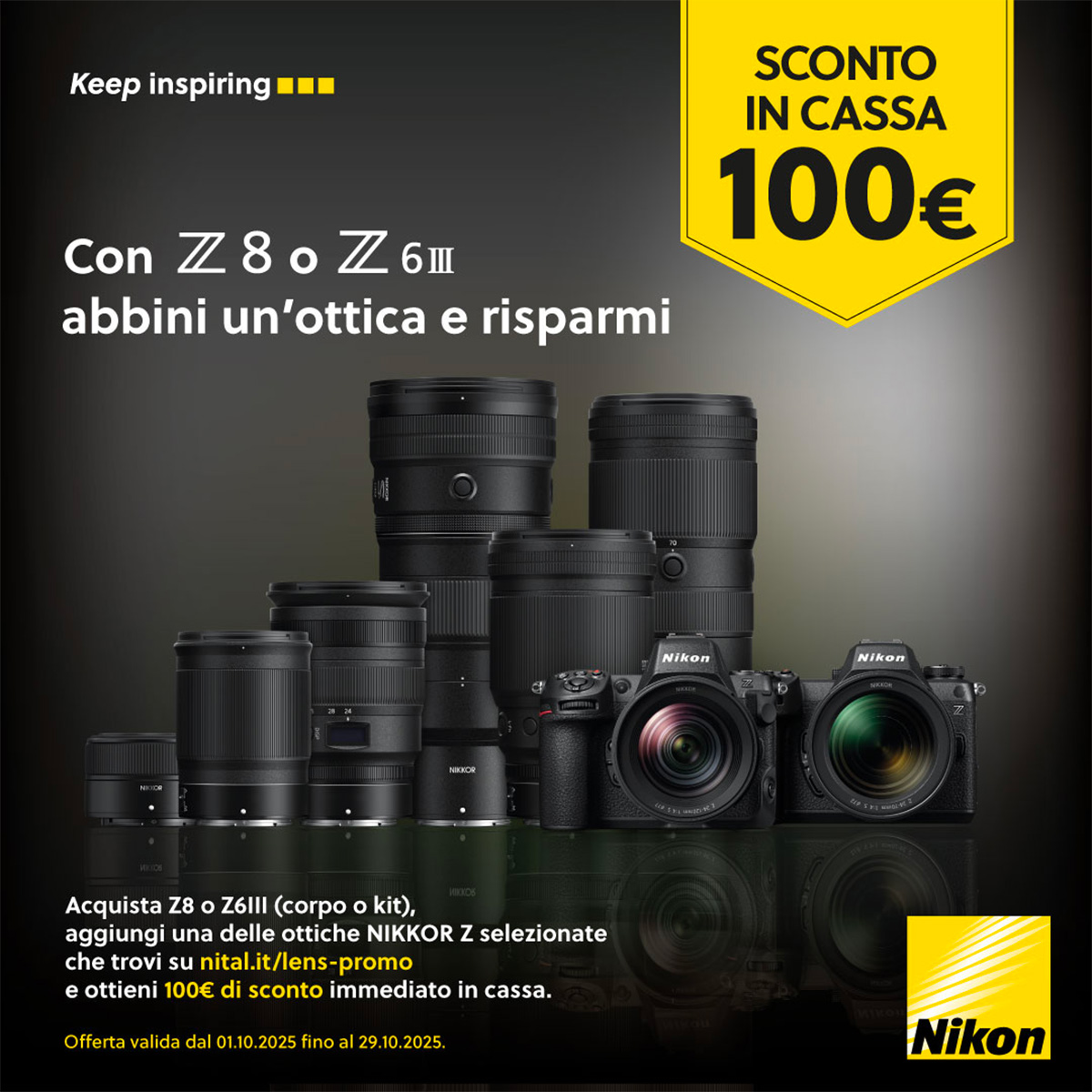(29/10) Promo Ottiche Nikon 2025 