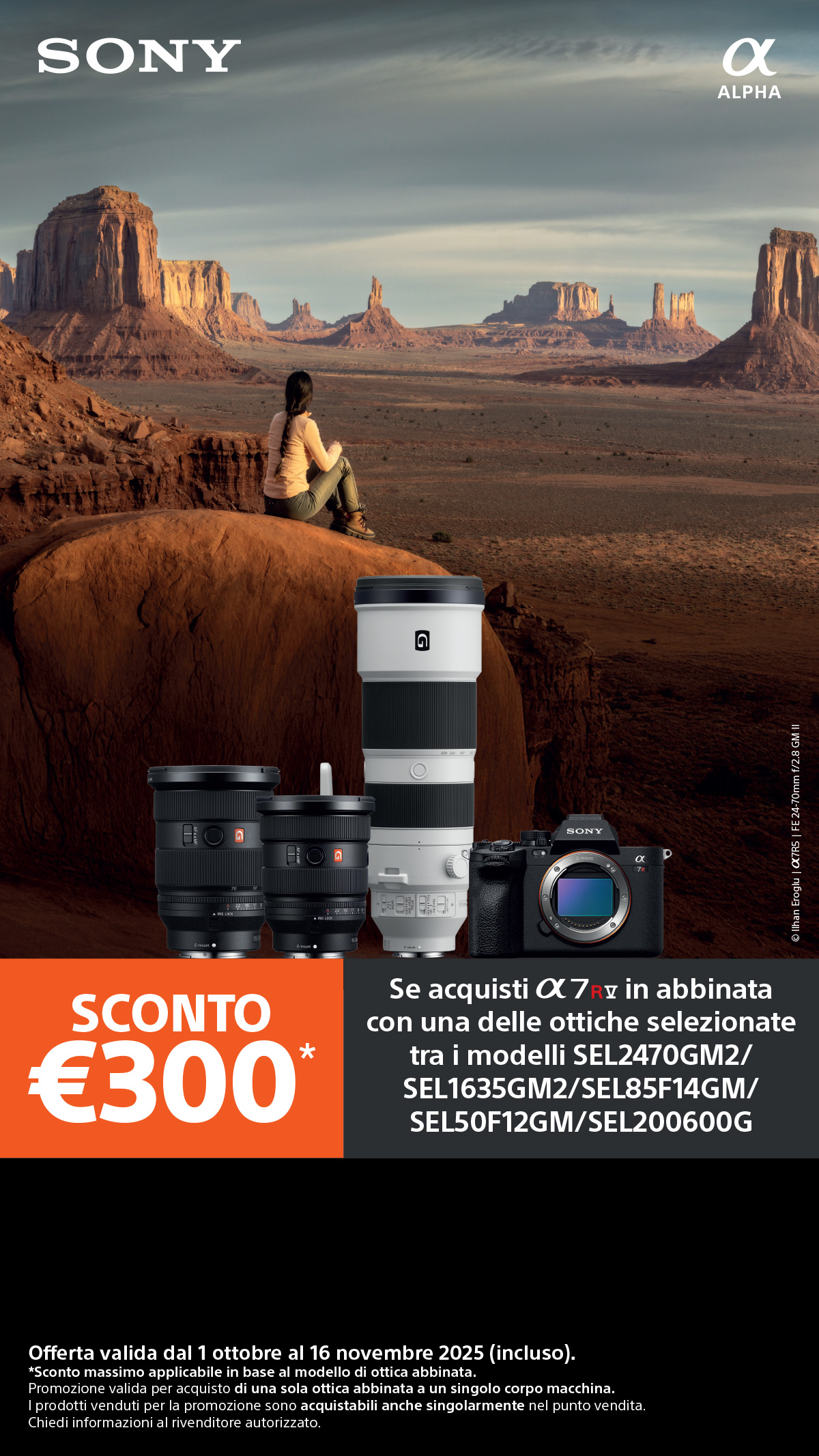 (16/11) Bundle Sony A7RV + Ottica