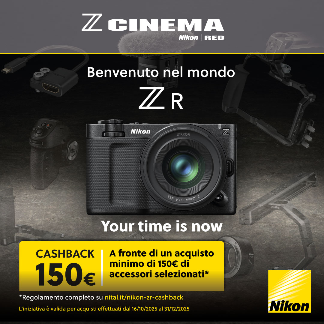 (31/12) Nikon ZR Cashback Promo Lancio